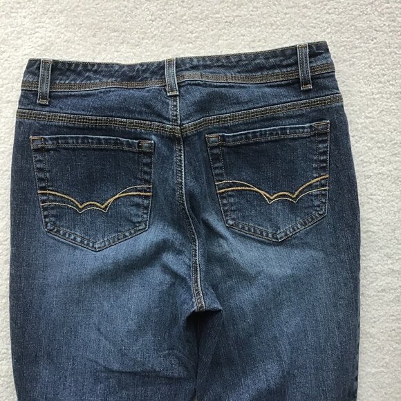 GLORIA VANBERBILT BLUE SKINNY JEANS SIZE 6 - Picture 3 of 8